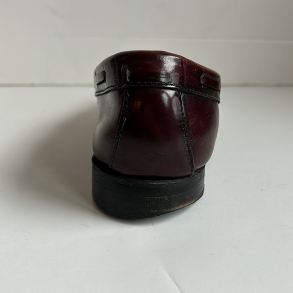 G.H. Bass & Co burgundy tassel kiltie Weejuns loafers drees shoes slip ons - Picture 8 of 16